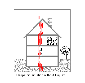Without Duplex Geopathic situation without Duplex