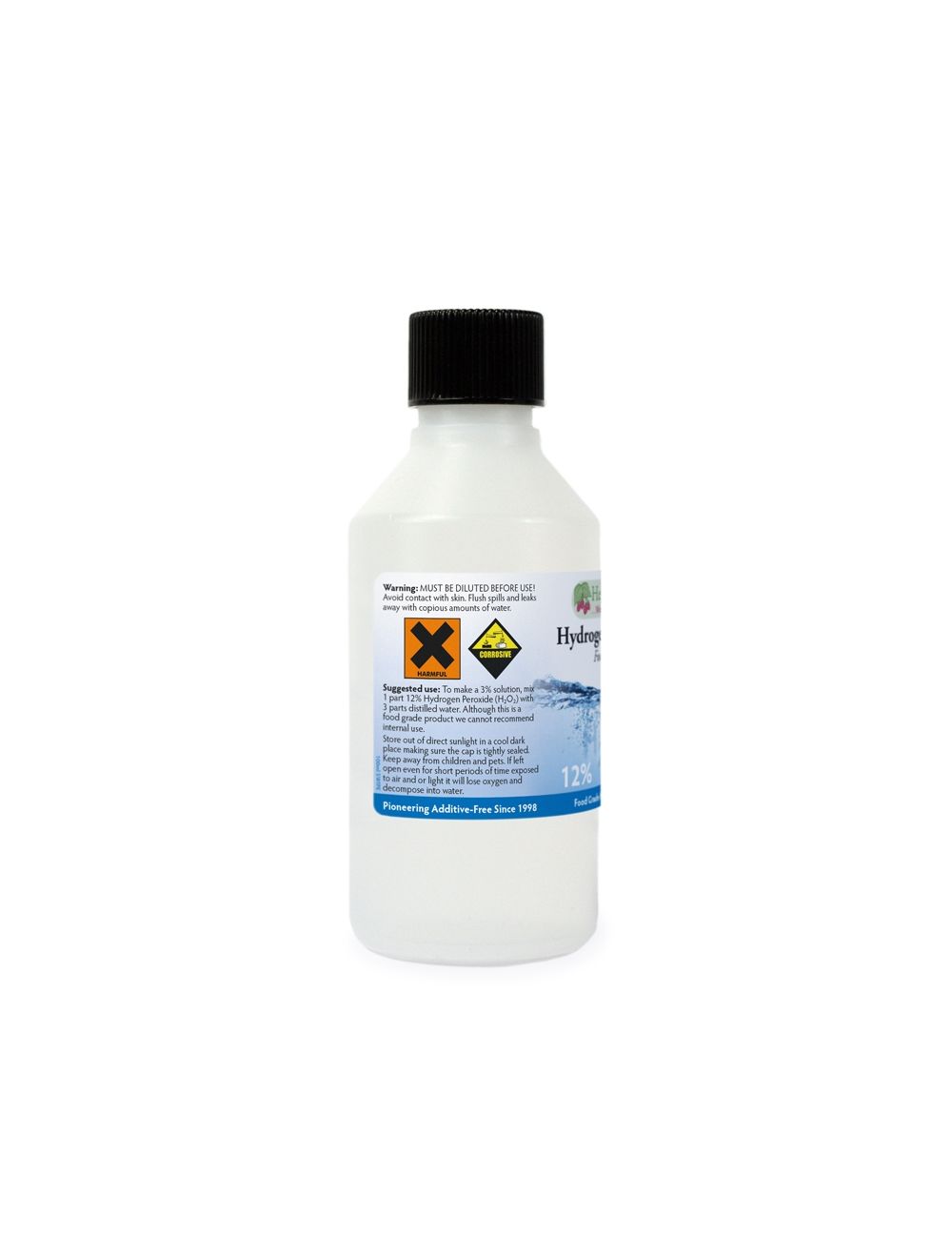 12% Hydrogen Peroxide Food Grade, H2O2, stabilizer-free, superoxide,  disinfectant, teeth whitening | Health Leads UK